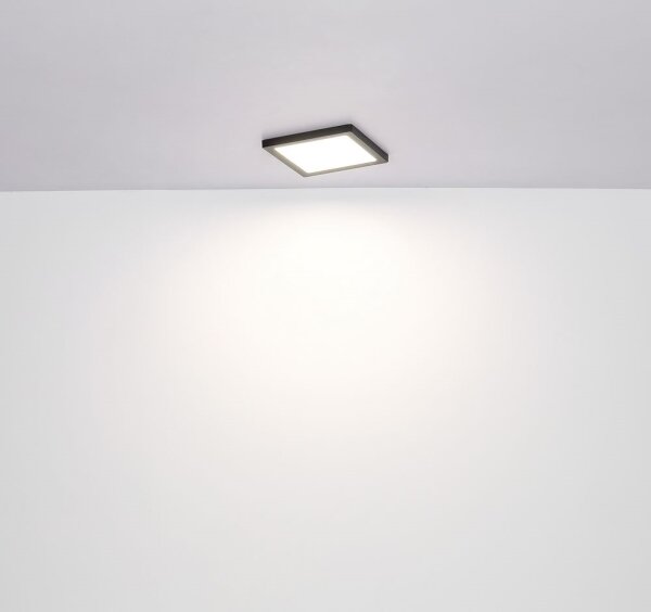 Globo 12380-24B - LED Stropní svítidlo LASSE LED/24W/230V 3000/4000/6500K černá