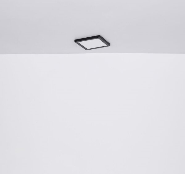 Globo 12380-24B - LED Stropní svítidlo LASSE LED/24W/230V 3000/4000/6500K černá