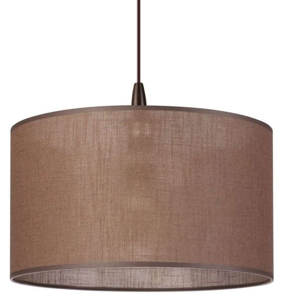 LED Lustr na lanku NOEL 1xE27/60W/230V hnědá