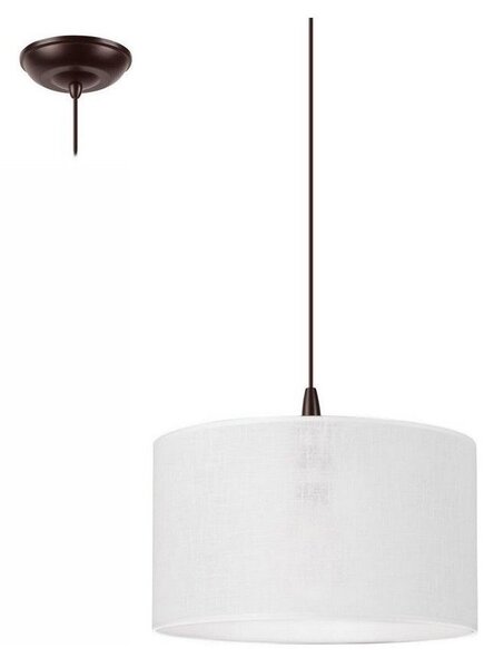 LED Lustr na lanku NOEL 1xE27/60W/230V bílá