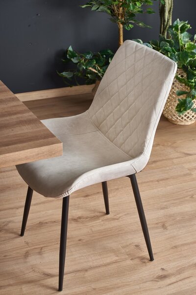 HALMAR Rozkládací jídelní stůl Berlin 160/220 cm ořech/černý