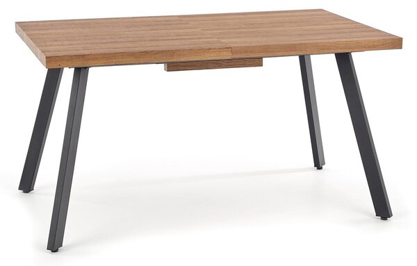 HALMAR Rozkládací jídelní stůl Berlin 160/220 cm ořech/černý