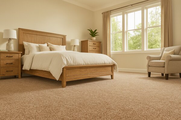 Condor Carpets, Metrážový koberec Prestige 94, na míru, šíře 4m, hnědá, ab (mřížka), dětský pokoj