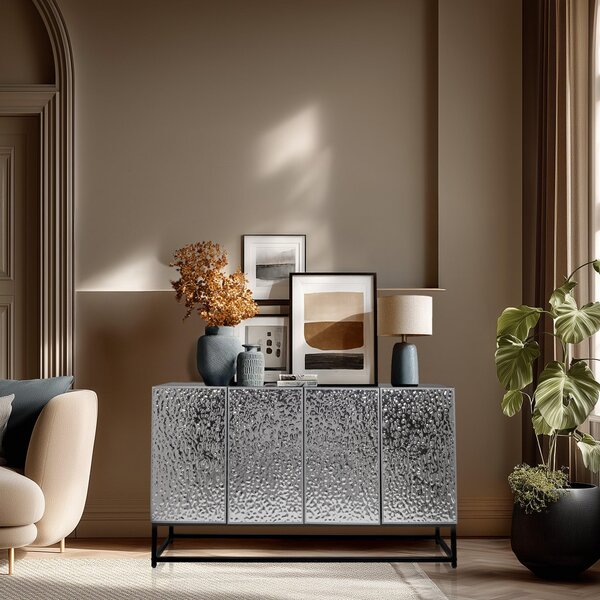 Hjh LIVING Komoda METALLIO Příborník 80,0 x 140,0 x 37,0 cm