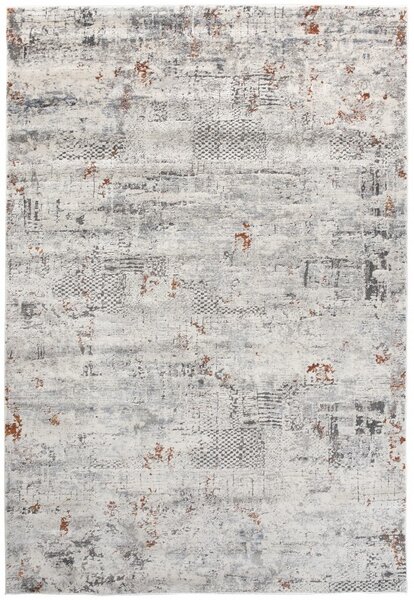 Makro Abra Moderní kusový koberec FEYRUZ S767B Abstraktní krémový Rozměr: 80x150 cm