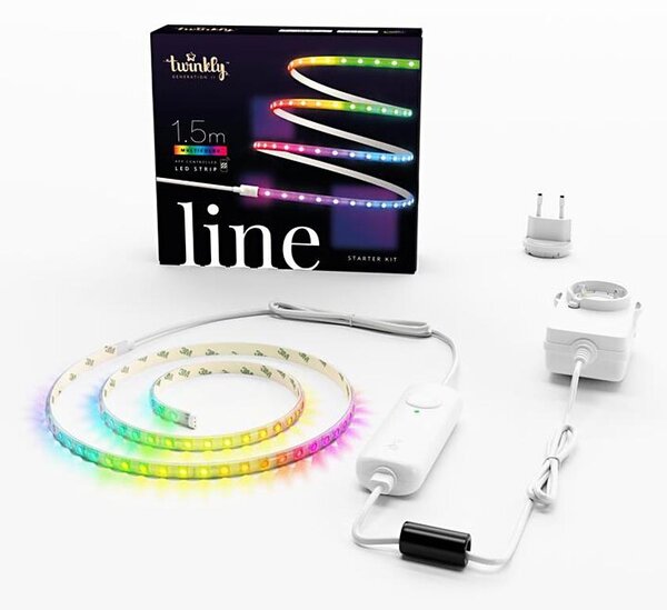Twinkly TWL100STW-WEU - LED RGB Stmívatelný pásek LINE 100xLED 1,5 m Wi-Fi