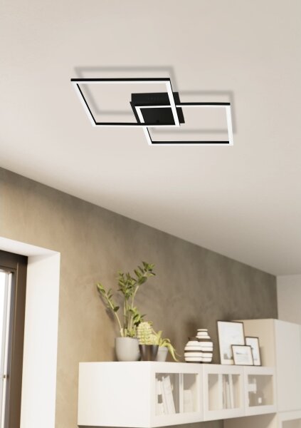Eglo 75553 - LED Stmívatelný přisazený lustr PALMAVES LED/28W/230V 3000-6500K+DO