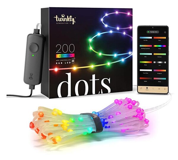 Twinkly TWD200STP-TEU - LED RGB Venkovní stmívatelný pásek 200xLED 10m IP44 WiFi