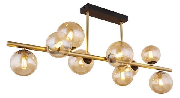 Globo 56135-9D - LED Lustr na tyči RIHA 9xG9/3W/230V mosaz