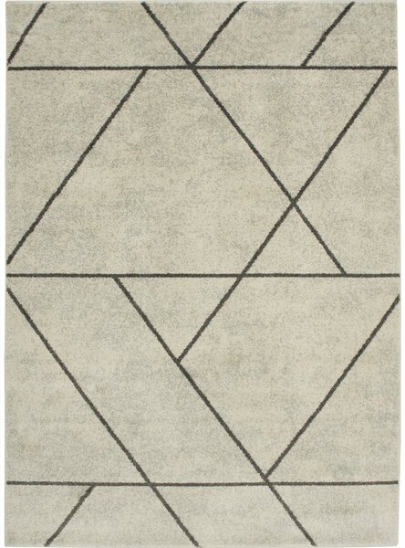 Makro Abra Kusový koberec Emily 2921A Geometrický vzor světle šedý Rozměr: 120x170 cm