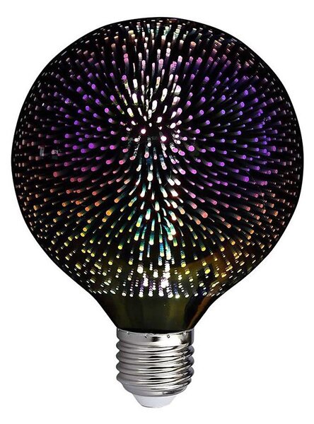 LED 3D Dekorační žárovka FILAMENT G125 E27/4W/230V 3000K