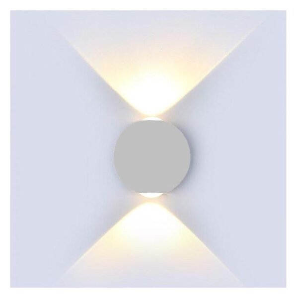 LED Venkovní nástěnné svítidlo LED/6W/230V 3000K IP65 šedá
