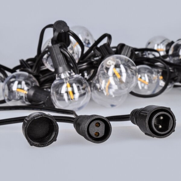 Solight WO794 - LED Venkovní dekorační řetěz GIRLANDA 25xE12 20m IP44 teplá bílá