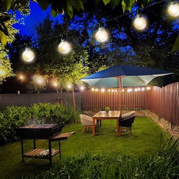 Solight WO794 - LED Venkovní dekorační řetěz GIRLANDA 25xE12 20m IP44 teplá bílá