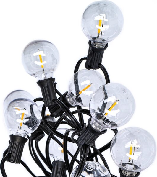 Solight WO794 - LED Venkovní dekorační řetěz GIRLANDA 25xE12 20m IP44 teplá bílá