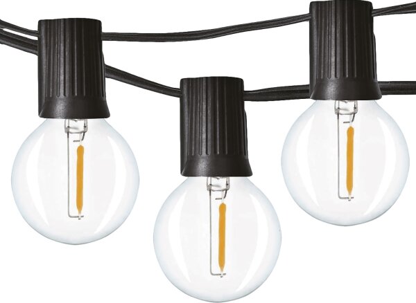 Solight WO794 - LED Venkovní dekorační řetěz GIRLANDA 25xE12 20m IP44 teplá bílá