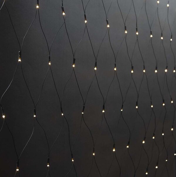 Nedis CLLN160 - LED závěs 160xLED/7 funkcí 5m IP44 teplá bílá