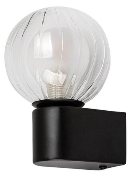 RABALUX 75021 Colzar nástěnné svítidlo nad zrcadlo D100mm 1xG9 IP44 matná černá