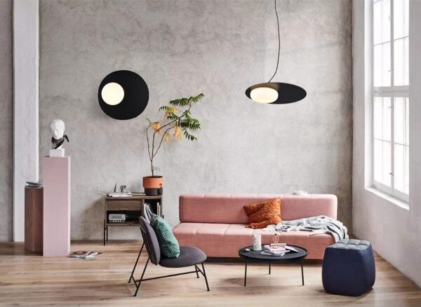 Klausen 111100 - LED Lustr na lanku PETIT LED/12W/230V černá