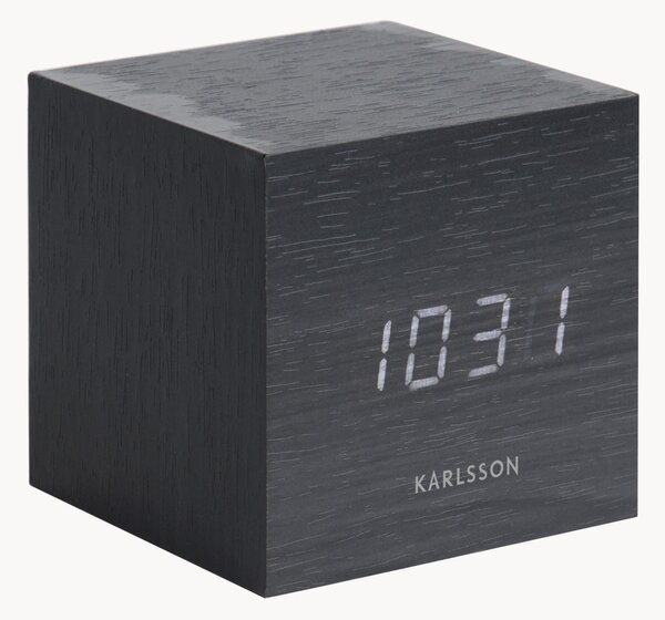 LED budík's USB portem Cube