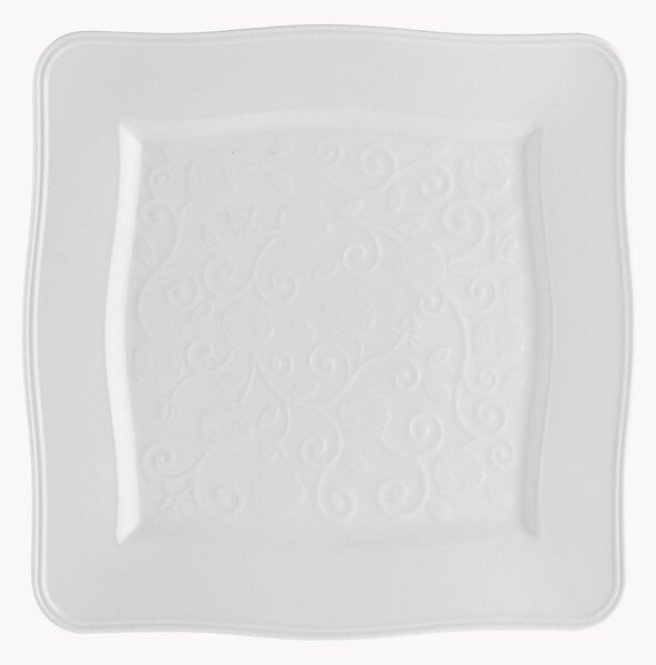 Sada porcelánových mělkých talířů Florentina, 6 dílů