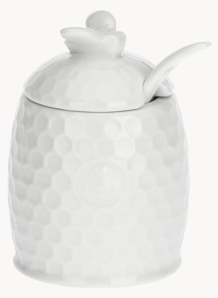 Porcelánová cukřenka se lžičkou Aperegina