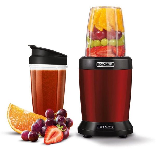 Sencor - Smoothie nutri mixér 1000W/230V červená