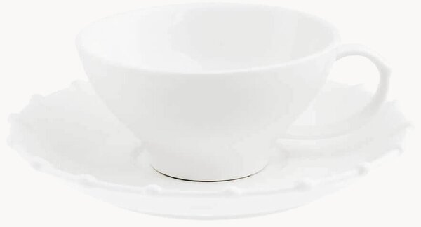 Sada porcelánových šálků na kávu's podšálky Romeo, 2 díly