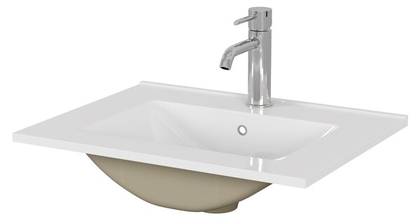 Zápustné umyvadlo Houseland Luxo 60 cm bílé