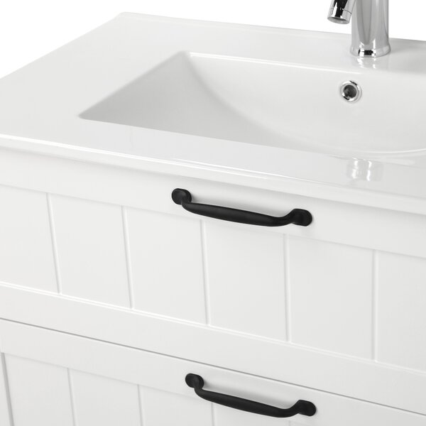 Závěsná skříňka pod umyvadlo Houseland Lavia 80 cm bílá