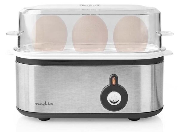 Nedis KAEB120EAL - Vařič vajec 210W/230V nerez