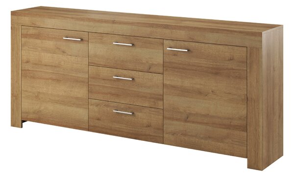 Piaski Komoda Sky II 200 cm dub Riviéra