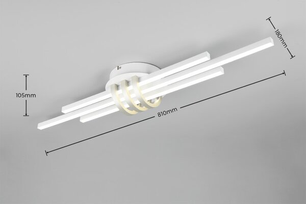 TRIO Reality R67873131 CINTO stropní svítidlo SMD LED 20W/2500lm 4000K bílá matná, switchdimmer