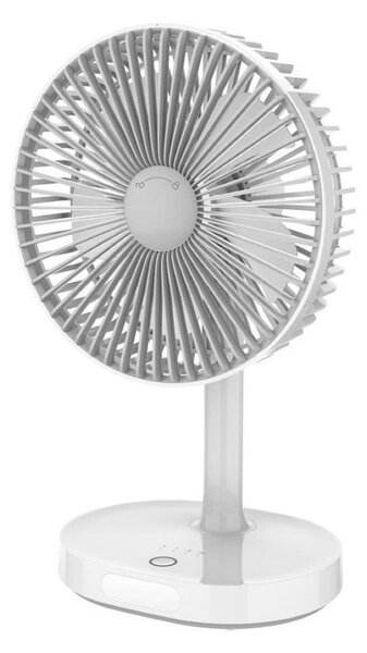 Stolní nabíjecí ventilátor s LED lampou 3000mA/3,7V USB-C