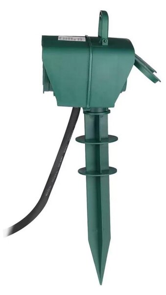 Venkovní zásuvkový sloupek SCHUKO 4Z 230V IP44