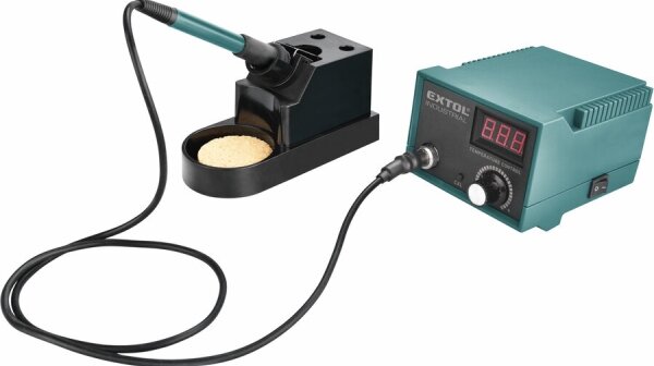 Extol - Pájecí stanice s LCD displejem, regulací teploty a kalibrací