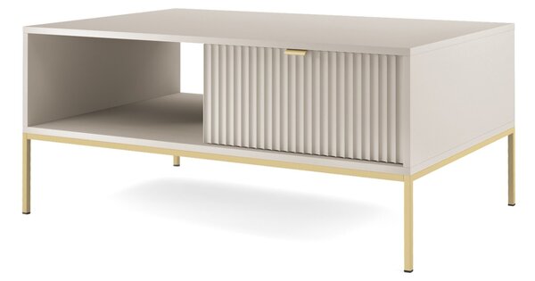 Piaski Konferenční stolek Nova 104 cm kašmír/zlatý