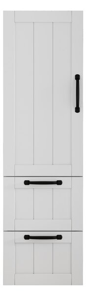 Vysoká závěsná koupelnová skříňka Houseland Elyra 120 cm bílá