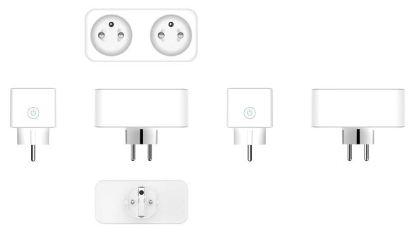 Immax NEO 07751L - Chytrá rozbočovací zásuvka NEO LITE 2x16A/230V Wi-Fi Tuya