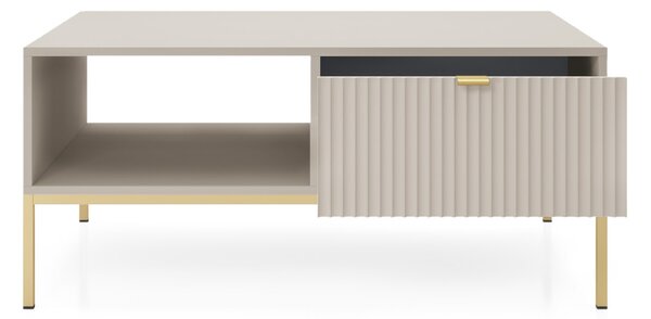 Piaski Konferenční stolek Nova 104 cm kašmír/zlatý