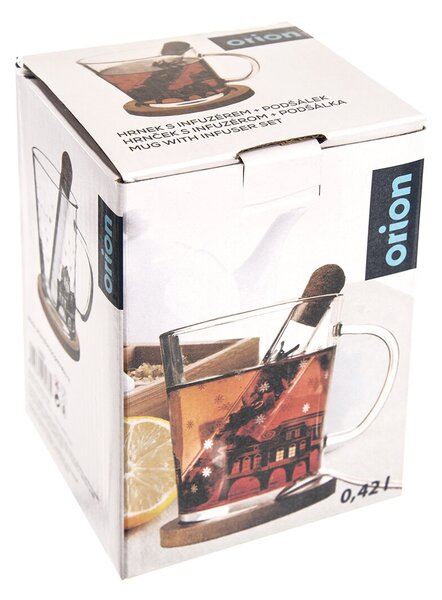 Hrnek s infuzérem DOMKY 0,42 l