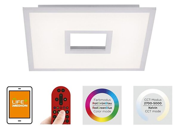 Leuchten Direkt - LED RGB Stmívatelné svítidlo LED/22,5W/230V + LED/5W + DO