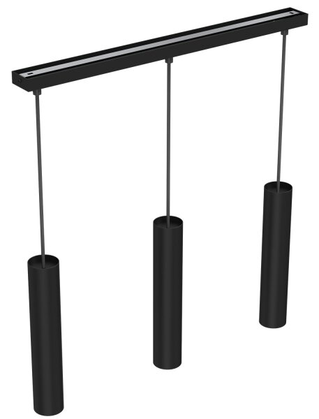 Lustr na lanku RAITO 3xGU10/8W/230V černá