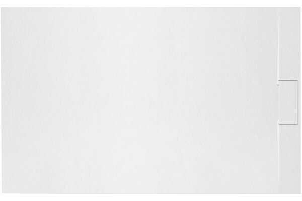 Rea - Sprchová vanička Bazalt - bílá - 100x80 cm