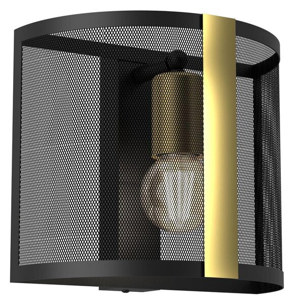 Nástěnné svítidlo KAGA 1xE27/60W/230V černá/zlatá