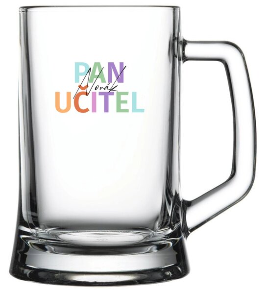 Personalizovaná pivní sklenice pro paní učitelku/pana učitele