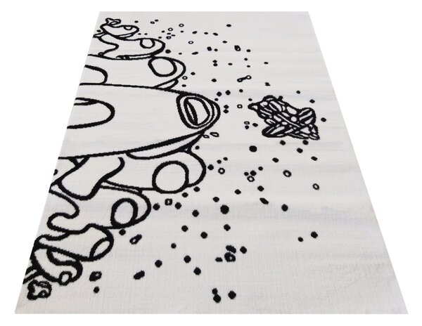 Makro Abra Dětský kusový koberec Soho 12 Vesmír Kosmonauti Raketa bílý Rozměr: 120x170 cm