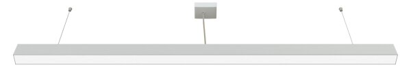APLED - LED Lustr na lanku LOOK LED/58W/230V 4000K 150 cm stříbrná