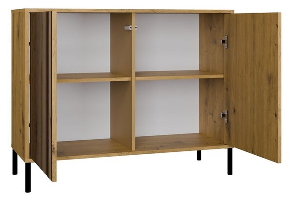 TP Living Komoda Kamaro 2D Slim 103 cm II dub Artisan/černá