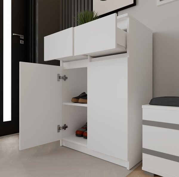 TP Living Komoda Malwa 2DD2S 70 cm bílá
